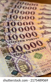 National Currency Of Hungary. 10000 Forint Banknote.