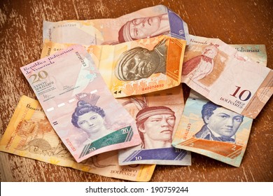 The National Currency Of Venezuela, Latin America