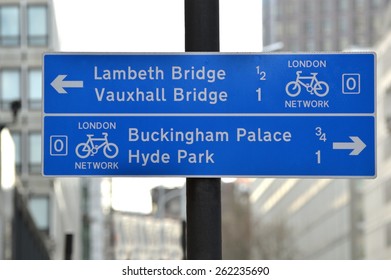 National Cycle Network Sign London