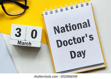 National Doctor Day Of Spring Month Calendar March.