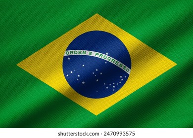 National flag of Brazil High resolution - Powered by Shutterstock