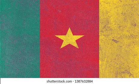 National Flag of Cameroon - Rectangular Shape 