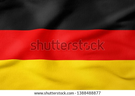 National Flag of Germany - Rectangular Shape patriotic symbol 