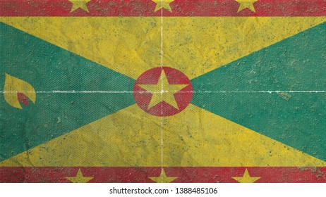 National Flag of Grenada - Rectangular Shape patriotic symbol 