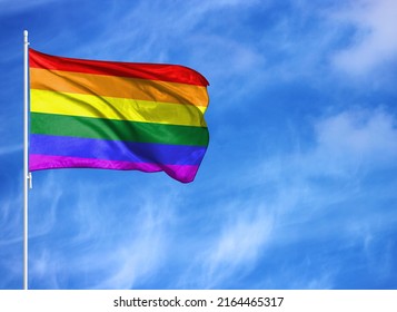 National Flag Lgbt On Flagpole Stock Photo 2164465317 | Shutterstock