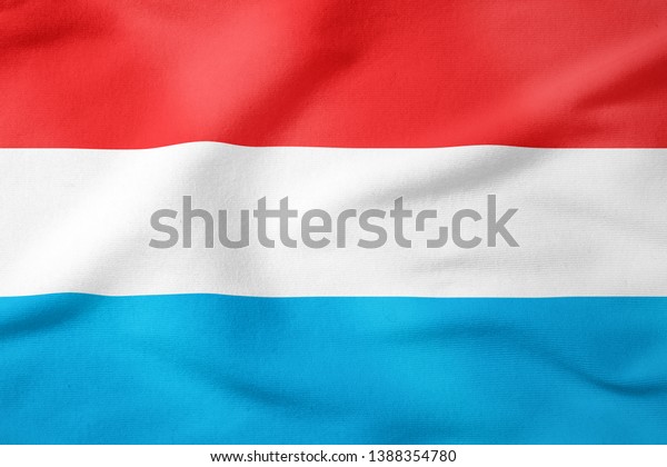 National Flag of Luxembourg - Rectangular Shape patriotic symbol