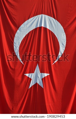 Similar – Image, Stock Photo Fluttered in Turkey Flag