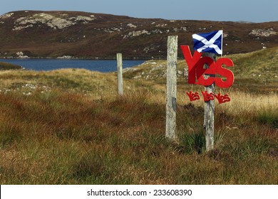 National Flag - Scottish Independence Referendum 2014