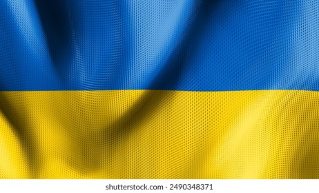 National flag of Ukraine High resolution