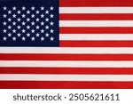 National flag of the US state close up. State background. Flags.