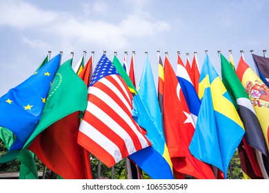 National Flags Cloud Stock Photo 1065530555 | Shutterstock