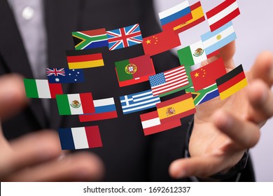 National Flags Of Different Countries.