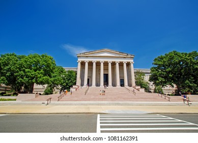 The National Gallery Of Art On The National Mall In Washington D.C. USA