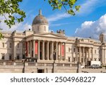 National Gallery on Trafalgar square, London, UK