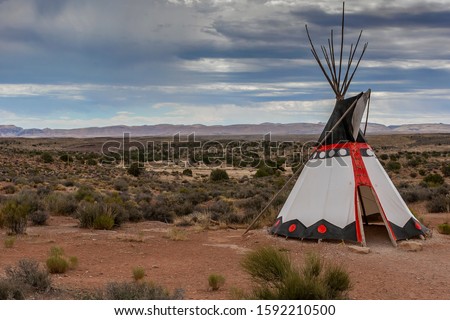 National Indian home (wigwam) in Arizona, USA