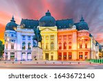 The National Library of Bucharest, Romania