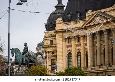 The National Library Located On Calea Victoriei In Bucharest