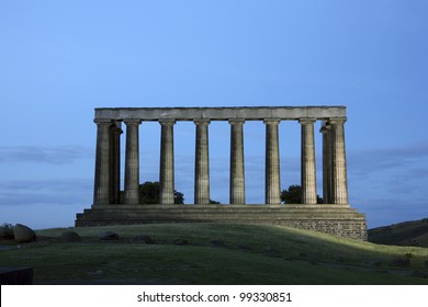 National monument at Calton Hill, Edinburgh, UK