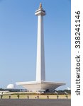 National Monument in the center of Merdeka Square, Jakarta