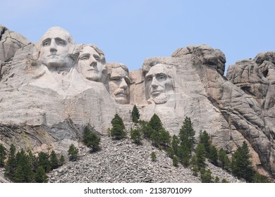 National Monument Memorial Mount Rushmore In The Black Hills of South Dakota (Washington, Jefferson, Lincoln, Roosevelt)