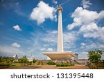 National Monument Monas. Merdeka Square, Central Jakarta, Indonesia