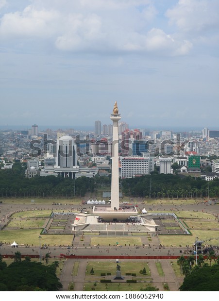 National Monument Monastugu Monas Historical Landmark Stock Photo ...