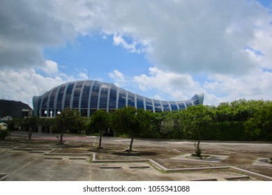 The National Museum Of Marine Biology And Aquarium, Checheng, Pingtung, Taiwan - 25 Sept 2014: Landscape Of The Outside Are Of The Museum