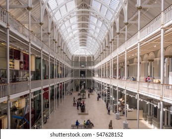 National Museums of Scotland incorporates the collections relating to Scottish antiquities, culture and history and collections covering science and technology, natural history, and world cultures. - Powered by Shutterstock