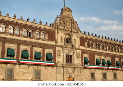 The National Palace In Mexico City