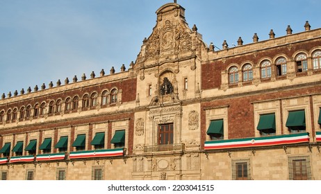 The National Palace In Mexico City