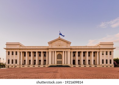 National Palace Of Nicaragua Managua Situated In The Revolution Square