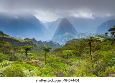National Park Reunion Island in Indian Ocean