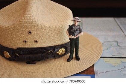 National Park Service Figurine With Ranger Hat