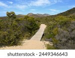 National park views hiking in Cape Le Grand Esperance.