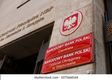 National Polish Bank Nbp Narodowy Bank Stock Photo 1075668164 ...