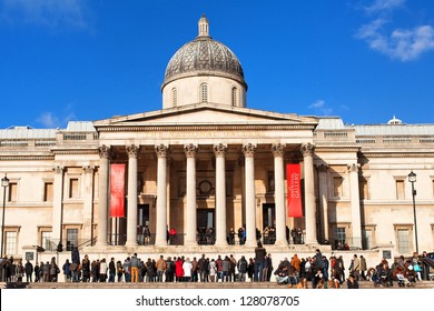 National Portrait Gallery And Trafalgar Square