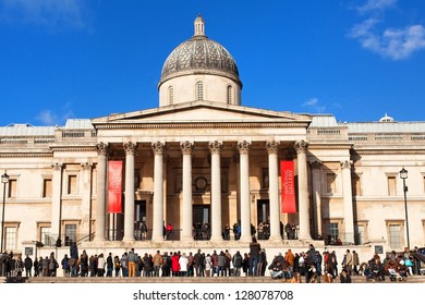 National Portrait Gallery And Trafalgar Square