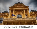 National theatre in Pecs ,Hungary. High quality photo
