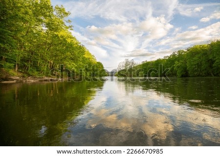 National Wild and Scenic Allegheny River kayaking solitude, Warren, Pennsylvania, USA