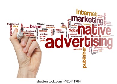 Native Advertising Word Cloud