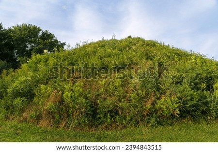 A Native American Burial Mound in The Plains, Ohio