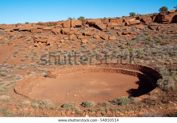 Native American Indian Fire Pit Stock Photo Edit Now 54810514