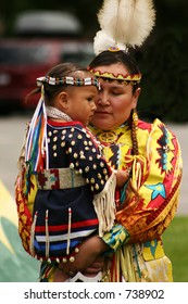 Native American Mother & Child