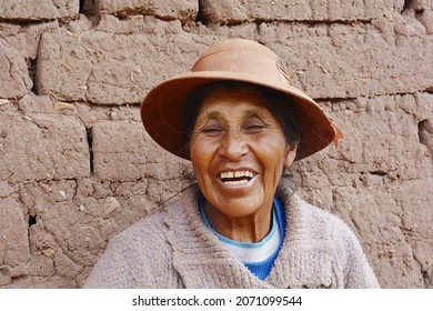 Native american old woman in the countryside. - Shutterstock ID 2071099544