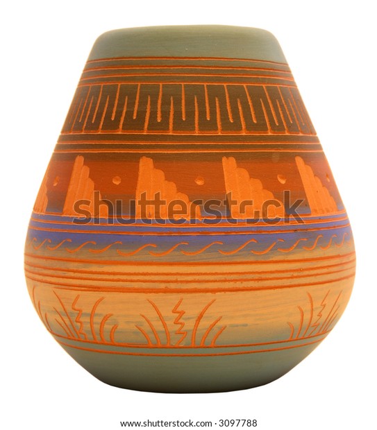 Native American Southwest Pottery Vase Stock Photo Edit Now 3097788