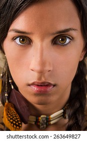 Native American Woman Portrait