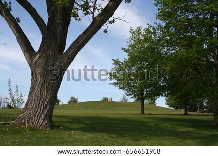 Native burial ground on Taber Hill