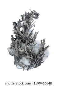 Native Silver From Imiter Mine, Morocco. 