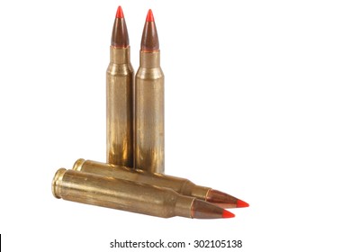 5.56Ã??45mm NATO  Intermediate Cartridge Isolated On White