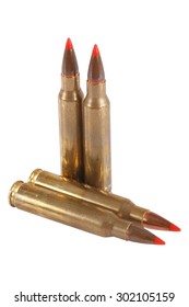 5.56Ã??45mm NATO  Intermediate Cartridge Isolated On White